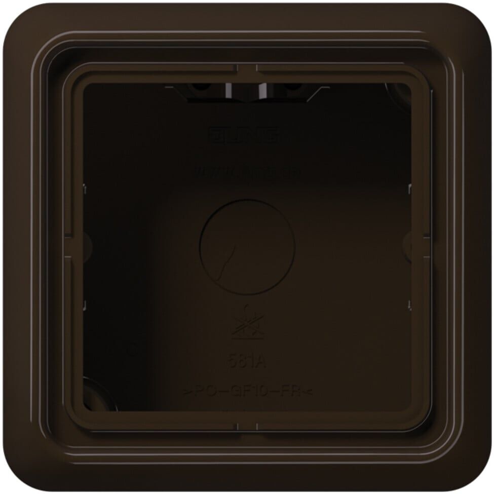 Jung AP-Kappe 1-fach br angeformter Rahmen CD 581 A (CD581ABR)