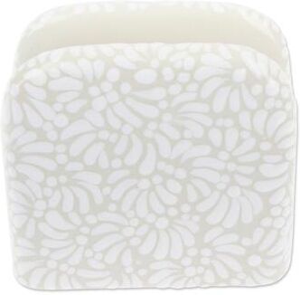 Novica Handmade Paradisiac Spring Ceramic Napkin Holder