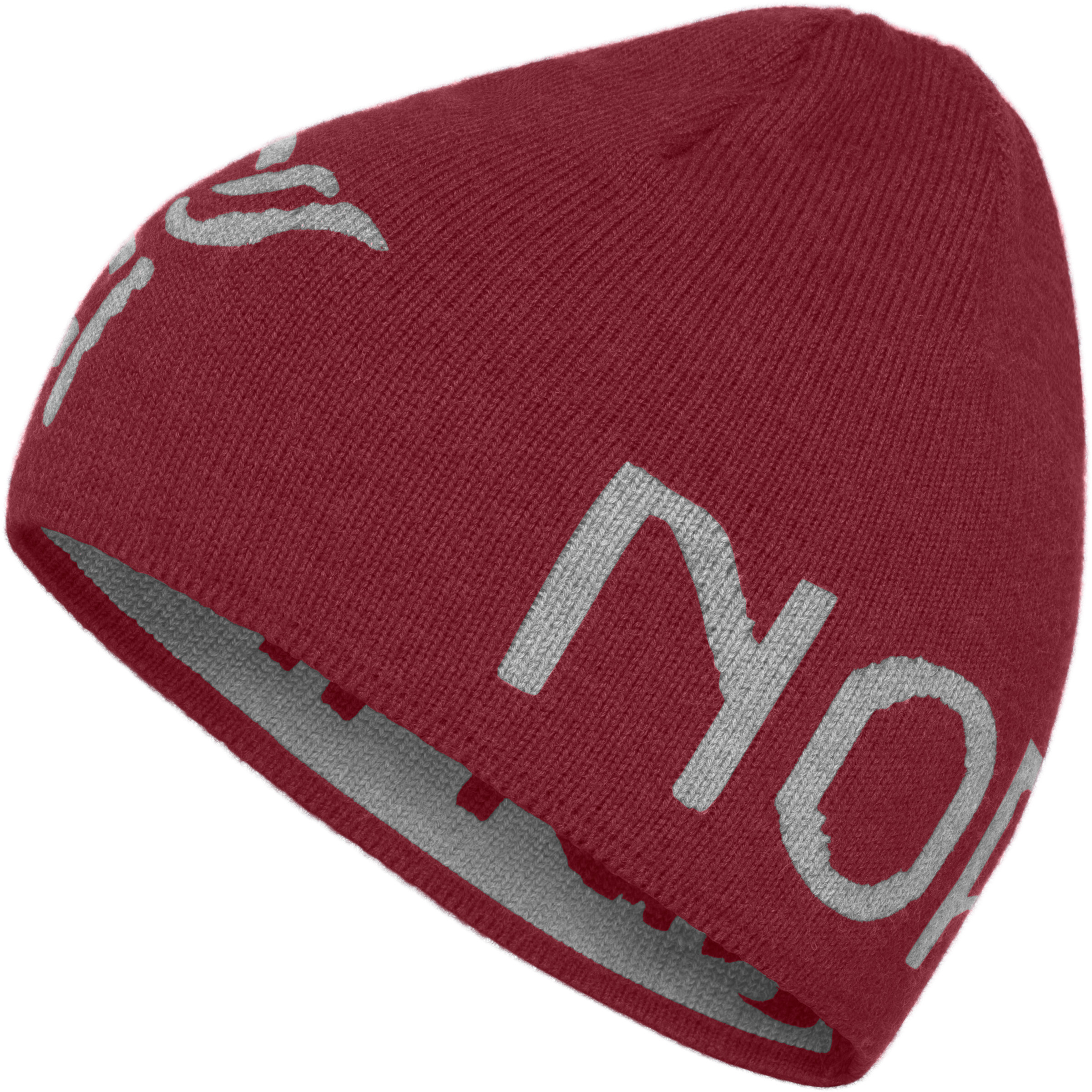 Norrona /29 Merinoull Logo Mützen & Beanies rot Trekking Elastisch Merinowolle