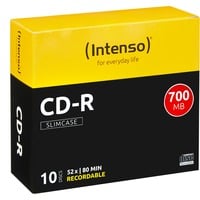 CD-R 700 MB, CD-Rohlinge 52fach, 10 Stück
