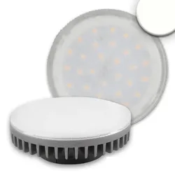 ISOLED LED Leuchtmittel 30SMD, 230V, GX53, 6W 4000K 525lm 120°, neutralweiß, nicht dimmbar, matt ISO-114410
