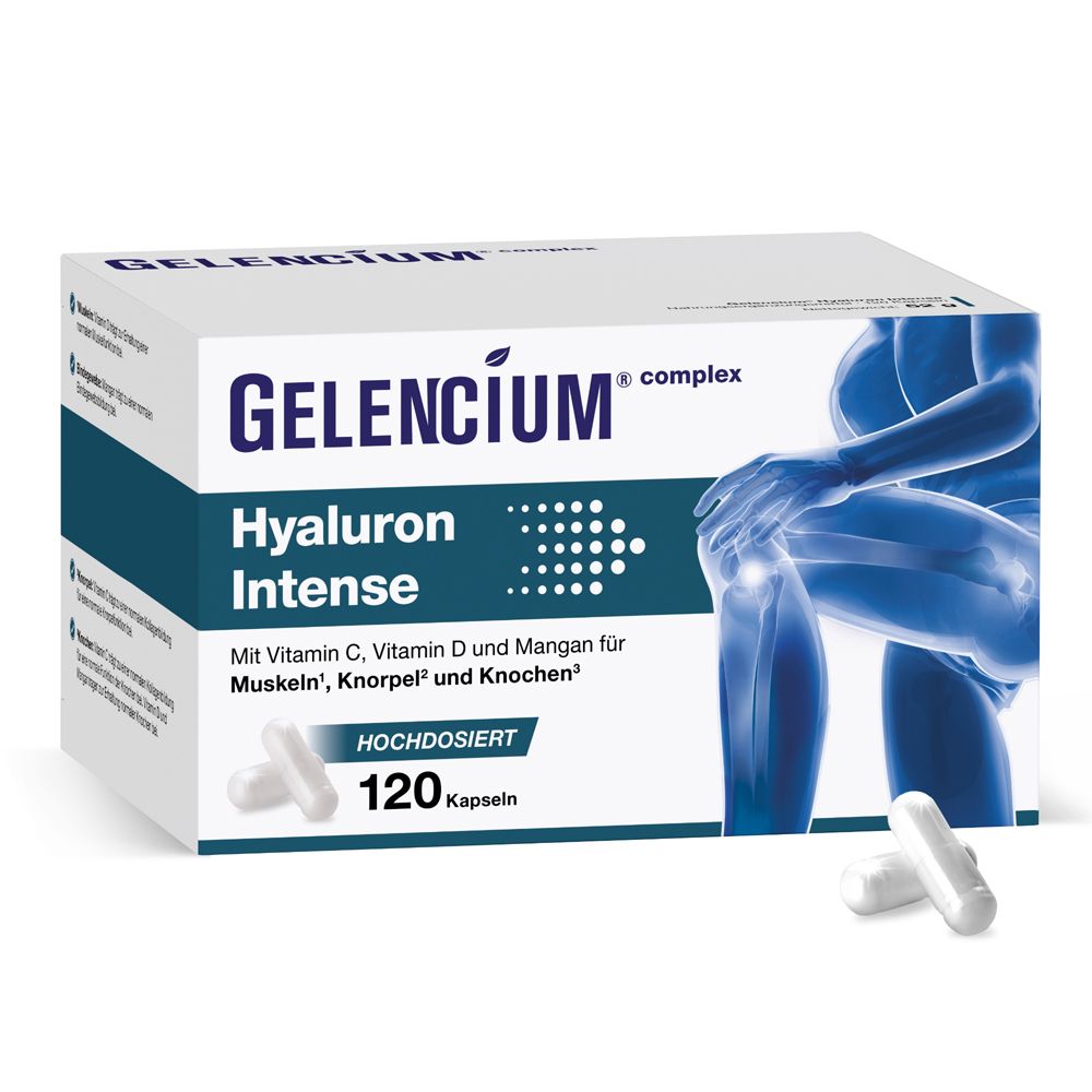 Gelencium Hyaluron Intense hochdos.Vitamin C Kaps. 120 St Kapseln
