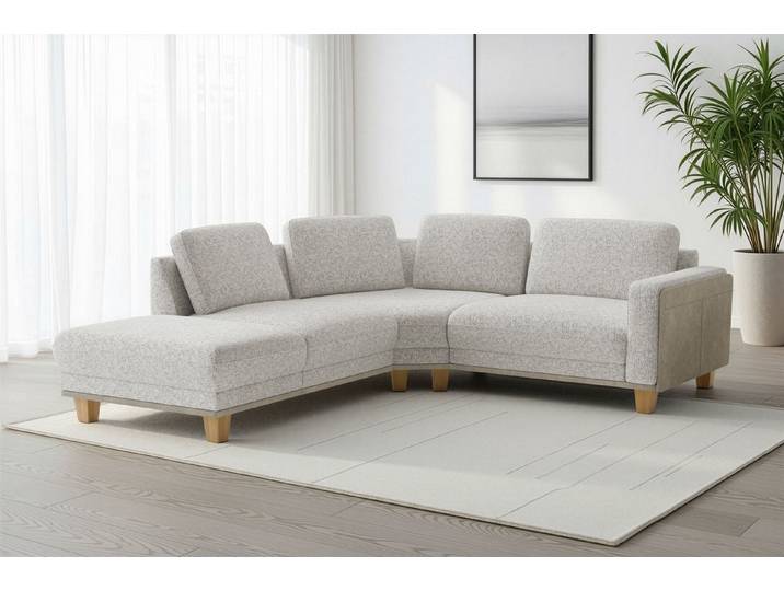 sit&more Ecksofa Concept, Modernes Sofa in drei Fußfarben zur Auswahl