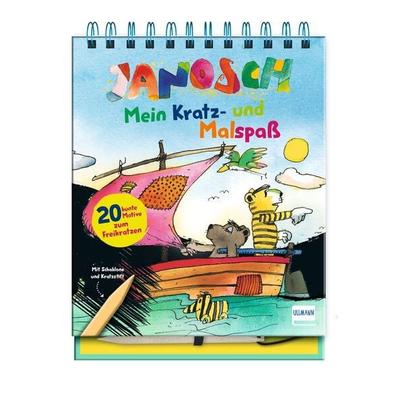 Mein Kratz- und Malspaß: Janosch, Gebundene Ausgabe von , Ullmann Medien, 978-3-7415-2891-0