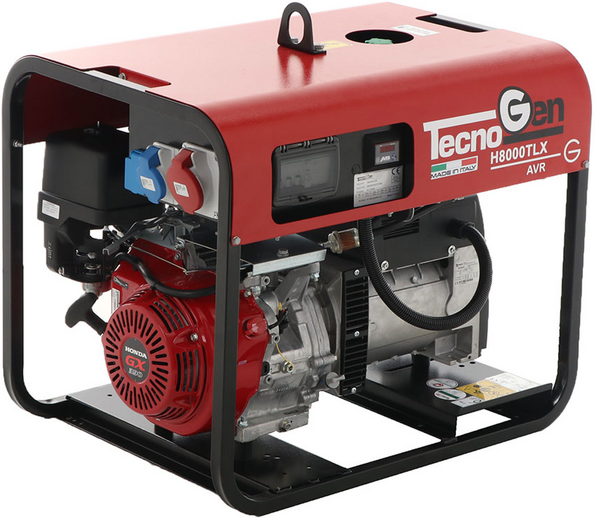 TecnoGen H8000TLX - Benzin- Stromerzeuger 6 kW - Dauerleistung 5.4 kW - 400V