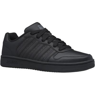 Sneaker K-SWISS "Court Palisades", Herren, Gr. 44, schwarz, Leder, Schuhe Sneaker