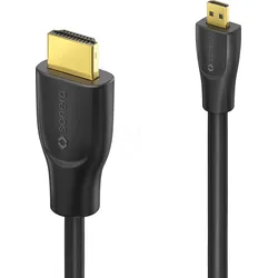 SON X-PHC030-005 - Micro HDMI auf HDMI Kabel, 4K 60Hz, 0,5m