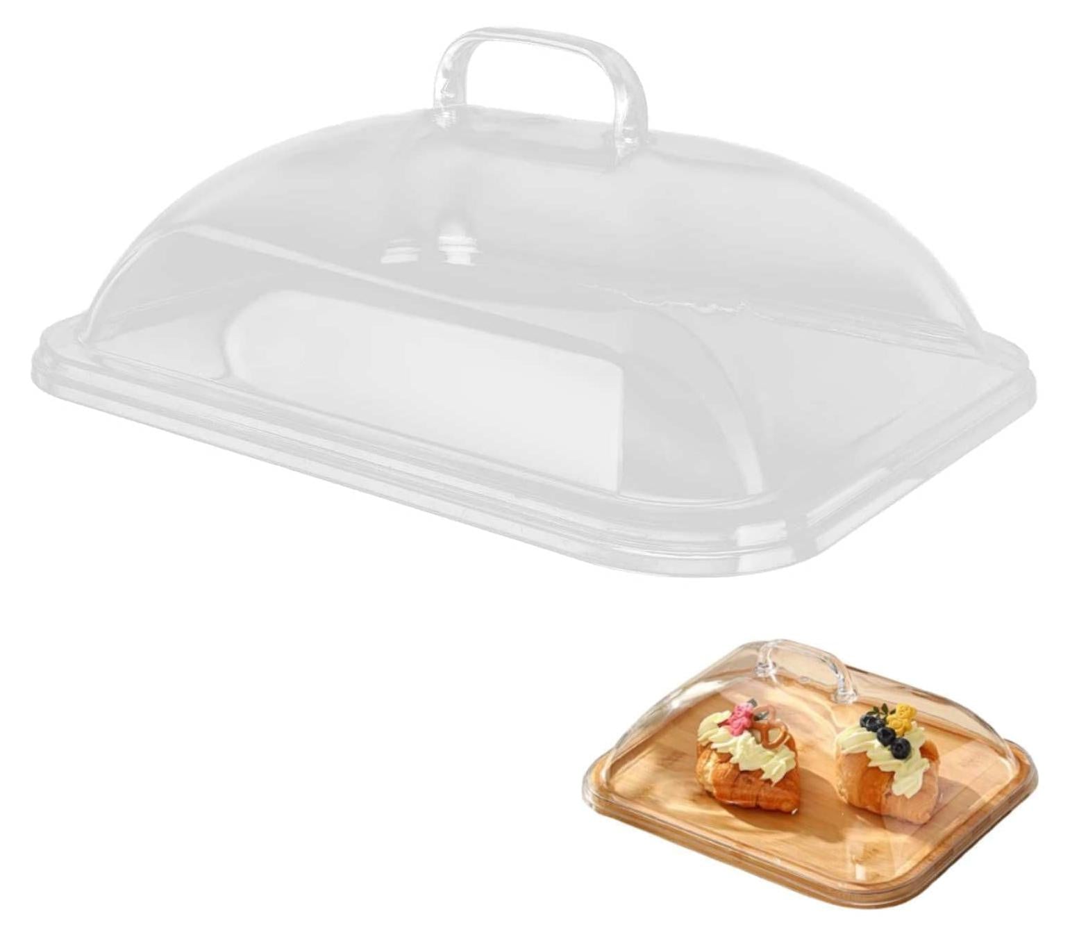 Selius Transparante Rechthoekige Voedsel Cover voor Keuken en Horeca