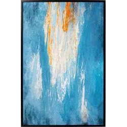 KARE DESIGN Wandbild 120 x 180 cm Artistas Kunststoff Blau