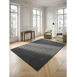 Teppich Kurzflor MAIN in Grau, einfarbig, 160 x 230 cm