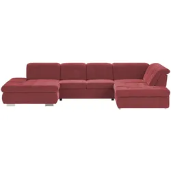 Kollektion Kraft Wohnlandschaft mit verschiedenen Funktionen Spencer ¦ rot ¦ Maße (cm): B: 382 H: 102 T: 260.0