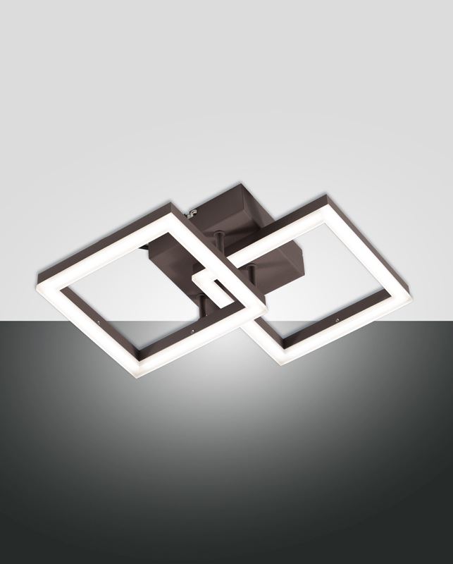 Fabas Luce LED-Deckenleuchte Bard Rostbraun 3394-28-361 8019282548072