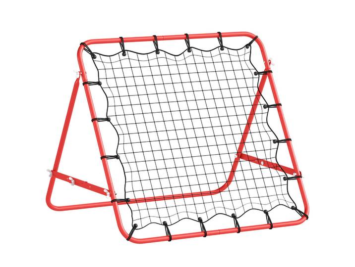 ComfortXL Rebounder für Fussball De-10393 Rot, Schwarz, Metall, 80x96 cm, Freizeit & Co, Sport & Fitness