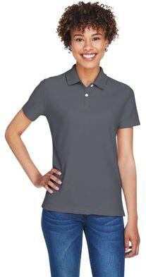 Devon & Jones DG150W Women's DRYTEC20 Performance Polo Shirt in Graphite Grey size XS