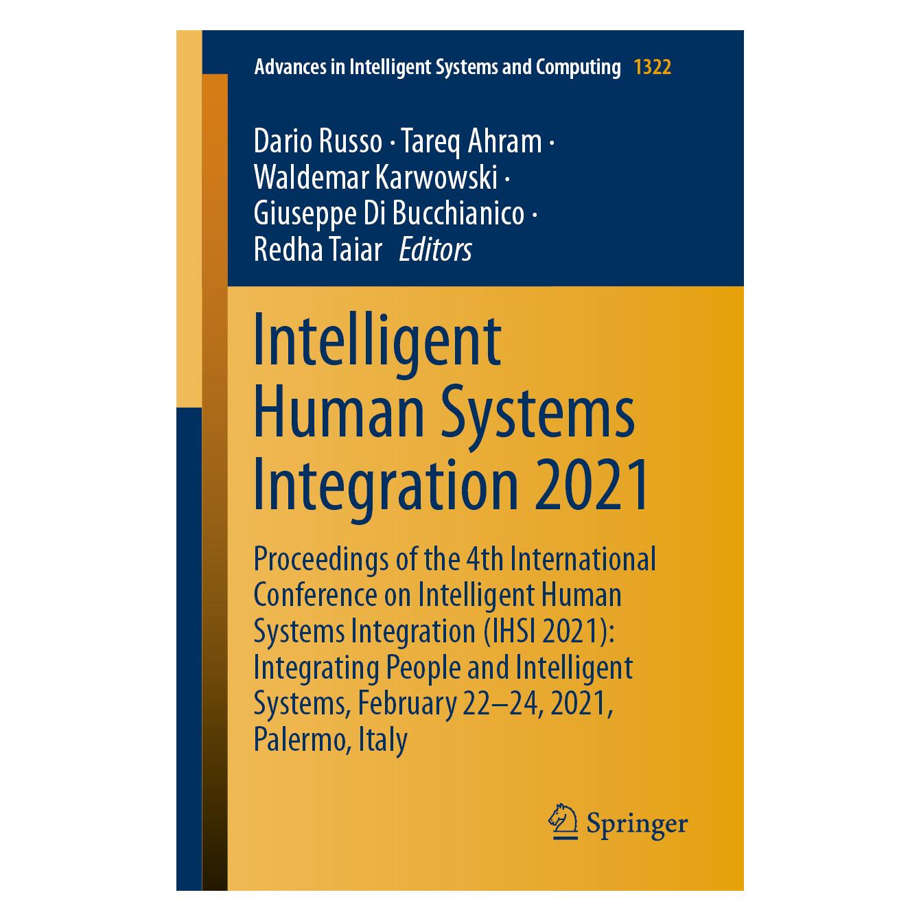 Springer Intelligent Human Systems Integration 2021 (Englisch, Softcover, Dario Russo, Giuseppe Di Bucchianico, Redha Taiar, Tareq Ahram, Waldemar Karwowski) (56170646)