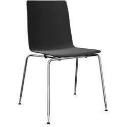 Sedus meet chair Vierfußstuhl Kunststoff (stapelbar) - Anthrazit (107)
