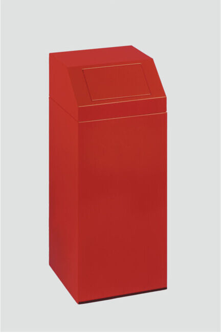 VAR Collecteur de déchets recyclables rouge 47 l (1235)