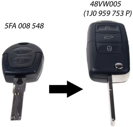 STUALARM 48VW005 Car Key
