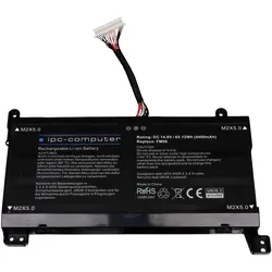 IPC Notebook-Akku FM08 16P REPLACE 14.8 V 4400 mAh HP (4400 mAh), Notebook Akku