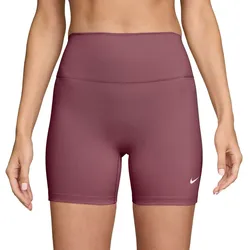 Nike Damen One Dri-Fit HR 5-Inch Short rot