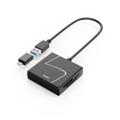 Hama Externer Speicherkartenleser USB-C® Schwarz