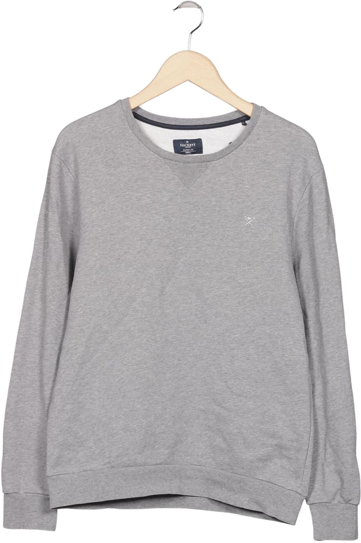 Hackett London Herren Sweater, Grau, Gr. S, Baumwolle - Second Hand
