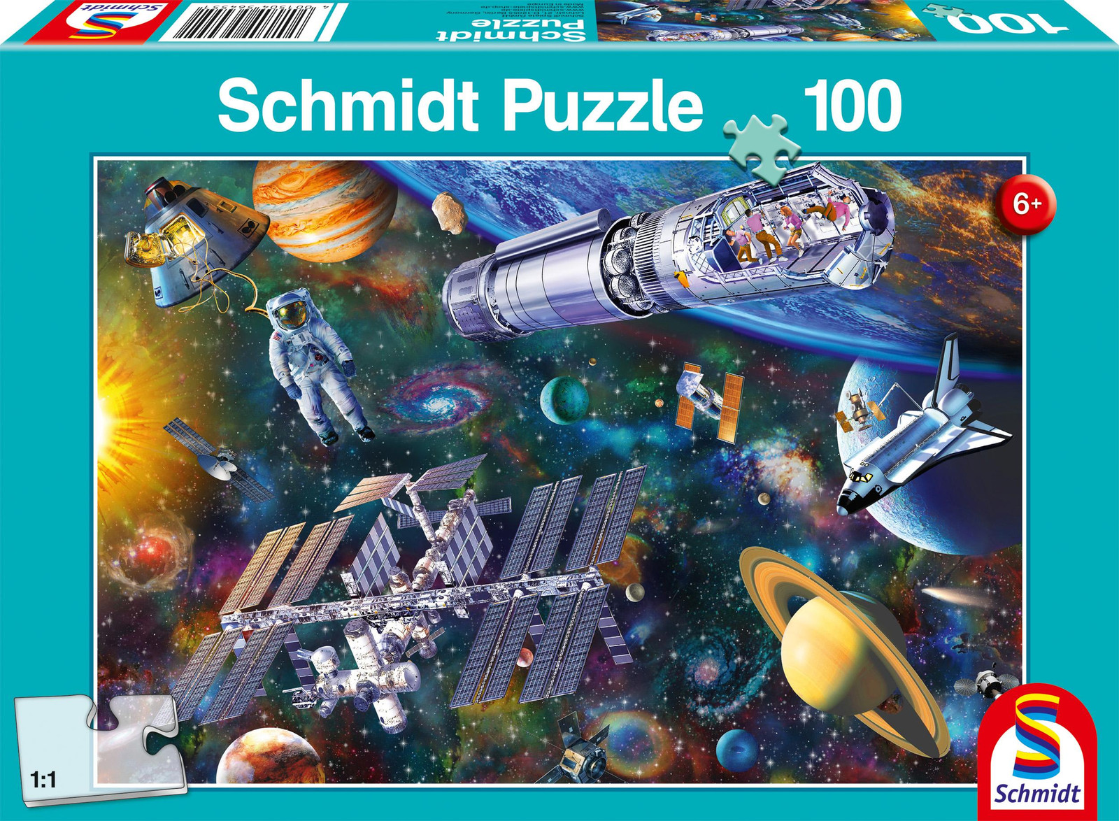 Schmidt Spiele Puzzel Ruimteplezier 100 stukjes