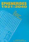 Collectif - Ephemerides 1921-2040 - Preis vom 19.10.2026 19:33:35 h