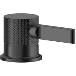 Gessi Inciso- Einhebelmischer zur Tisch-Montage für separaten Waschtisch-Auslauf, 58200299, Farbe: Schwarz XL