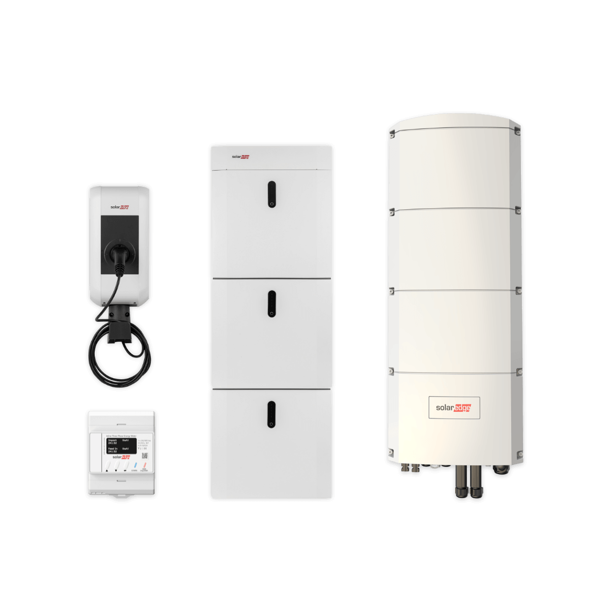 SolarEdge Kombipaket Home mit Ladestation, SE10K-RWB48 und 13,8 kWh
