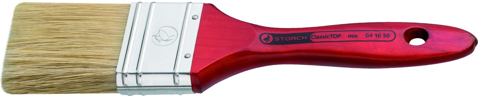 STORCH Flachpinsel, 60 mm, helle Chinaborste