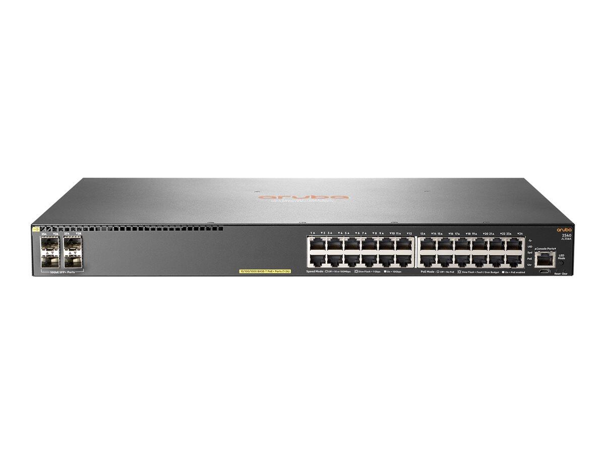 HPE Networking 2540 24G PoE+ 4SFP+ Switch JL356A