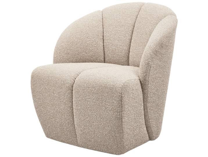 Livetastic Sessel Mojo, Beige, Kunststoff, 68x75x77 cm, Made in EU, Sitzfläche 360° drehbar, Wohnzimmer, Sessel, Sonstige Sessel