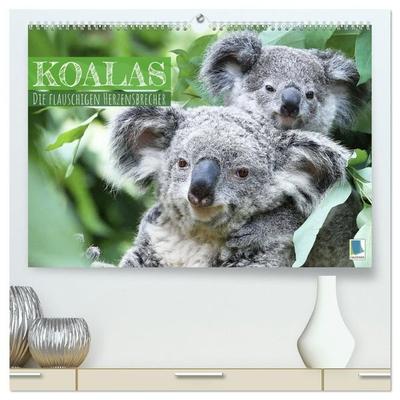 Koalas: die flauschigen Herzensbrecher (hochwertiger Premium Wandkalender 2027 DIN A2 quer), Kunstdruck in Hochglanz