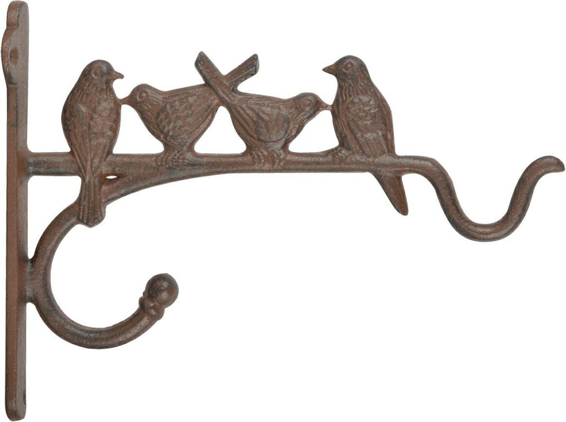 Esschert Design hangmand met haken en vogelmotieven model BPH69