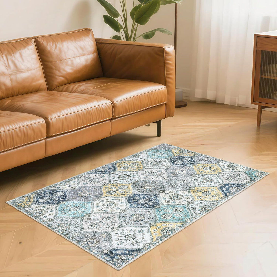 Langley Street Rectangle Striped Area Rug Grey Rectangle 200 x 290 cm