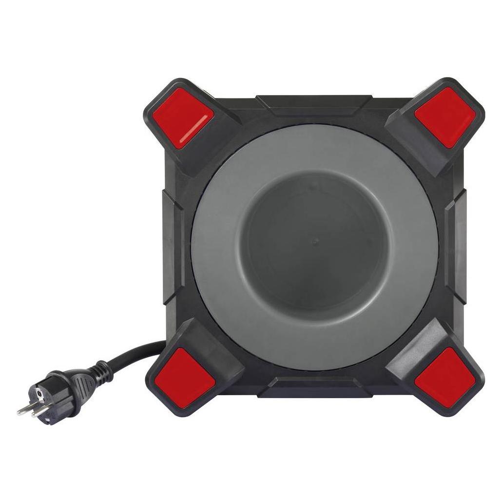 Sygonix SY-10236123 Kabeltrommel Schwarz Schutzkontakt-Stecker (25 m) (SY-10236123)