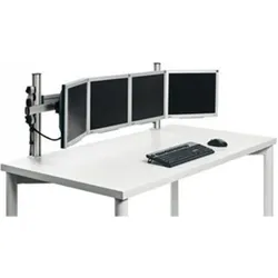 Novus TSS Control Center - Befestigungskit (2 Gelenkarme, 2 Säulenklammerhalteru, TV Zubehör, Silber