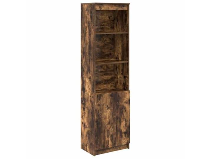 vidaXL Highboard Räuchereiche 50x35x180 cm Holzwerkstoff