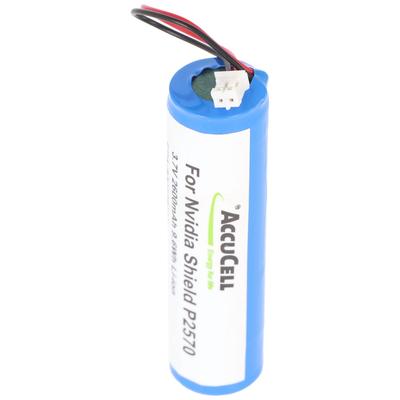 AccuCell Akku passend für Nvidia Shield P2570, Nvidia LC18650, 3,7V, 2600mAh, ca. 67.50 x 18.50 x 18.50mm