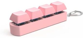 Uplifted Finds 4 Key Finger Button Stress Relief Toy Keycap Decompression pink
