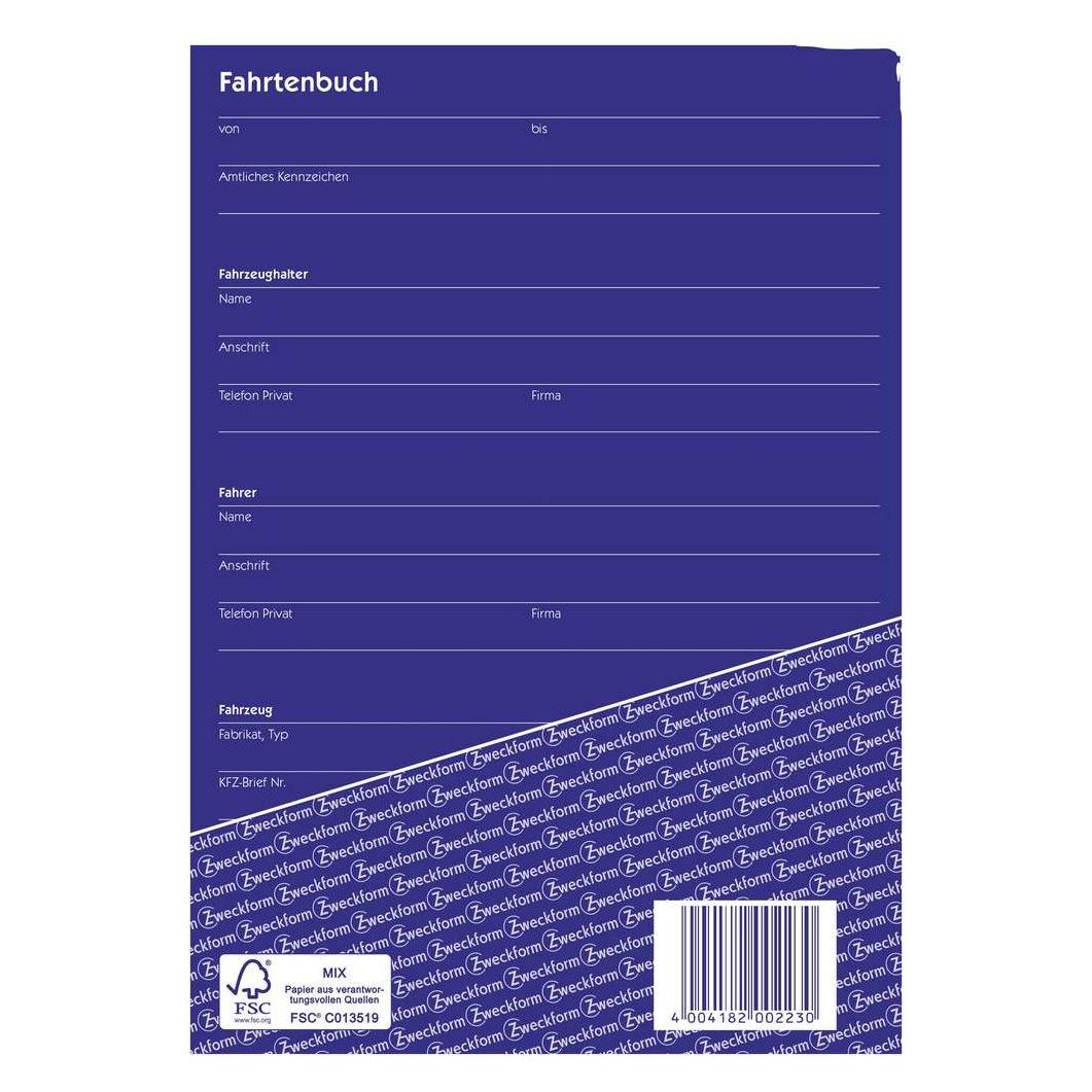 Avery Fahrtenbuch, A5 (40x) (223-3)