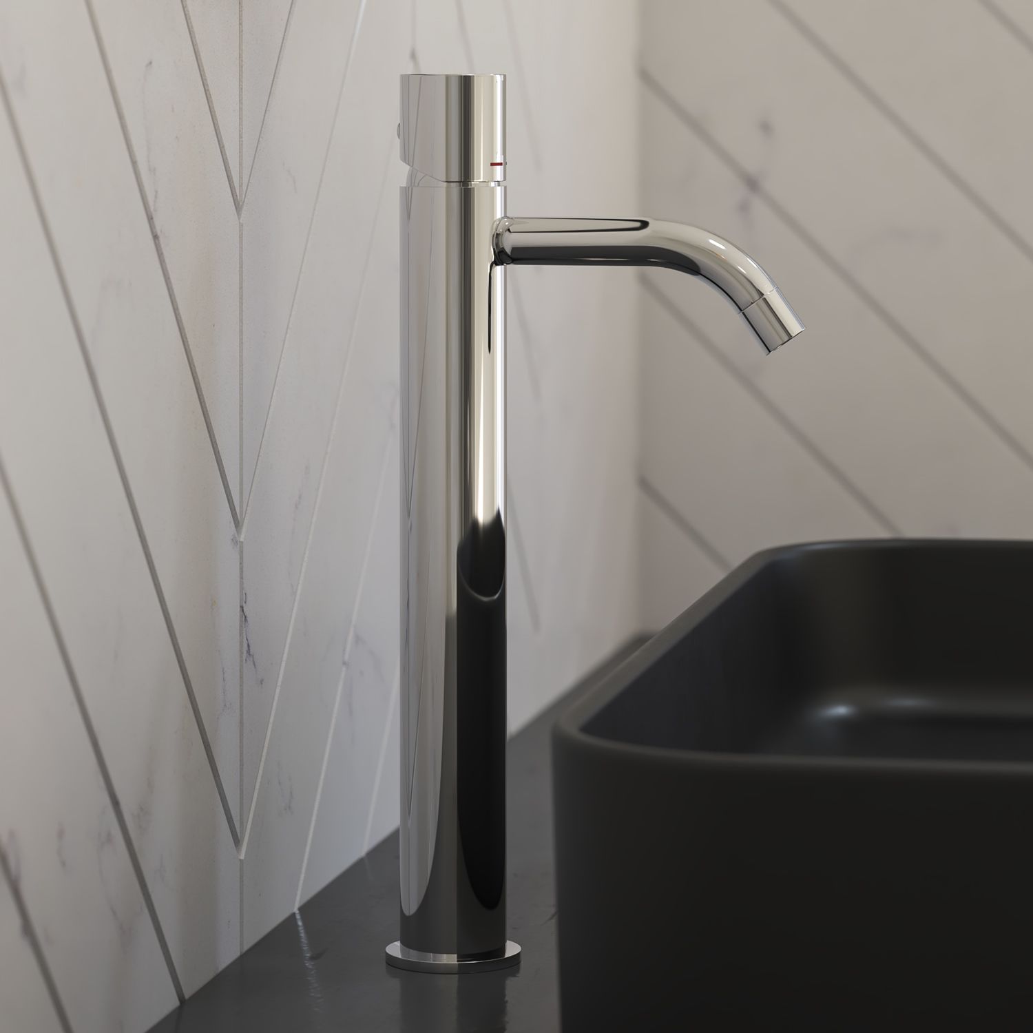 Steinkamp Living Single lever basin mixer XXL for bowl basin 62002CRST