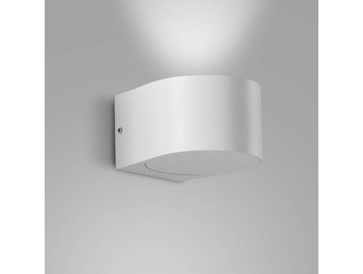 Fabas Luce Wandaußenleuchte Lao - Weiß , Lichtaustritt einseit