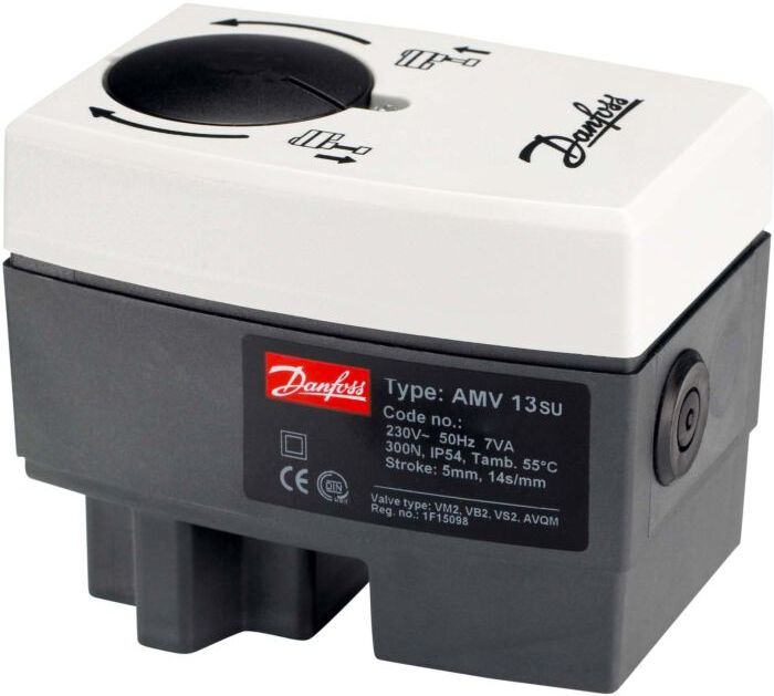 Danfoss elektr, Stellantrieb 13SU 082H3043 24Vac, 3Pkt, Sicherheitsf, 7 Va