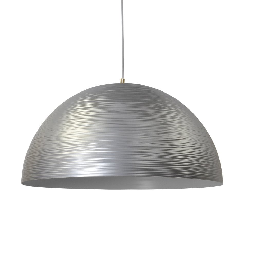 Masterlight Concepto 60 Zilvergrijze hanglamp van metaal