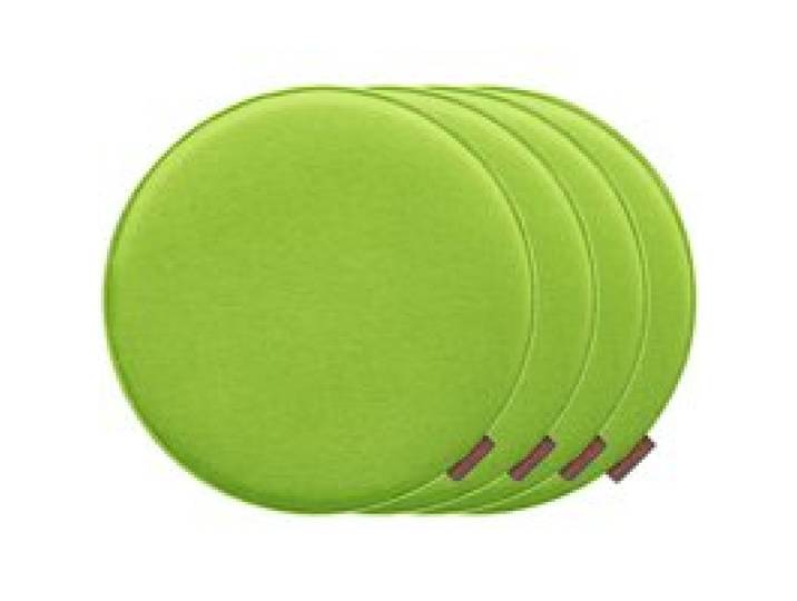MAGMA Lot de 4 coussins de chaise d'intérieur Avaro (Rond, Vert)