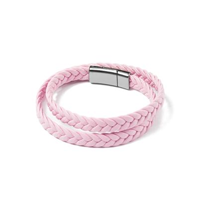 Armband "Schmuck Geschenk Kupfer Polyurethan Armschmuck Armkette", kupferfarben, pink, ANISTON JEWELRY & WATCHES, Armbänder, Damen, 40cm, Kupfer Polyurethan, Kupfer, Polyurethan, Armband, Made in Germany