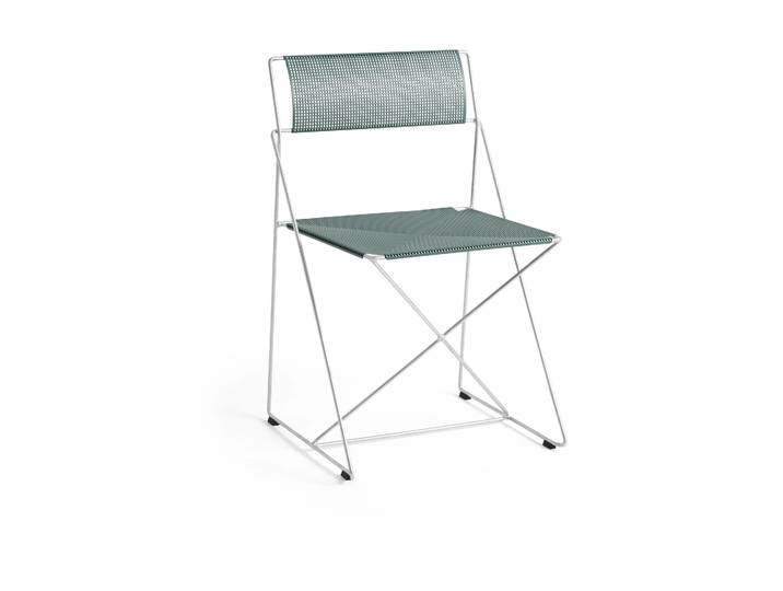 HAY Chaise X-Line Indoor Outdoor Moss-hot galvanised
