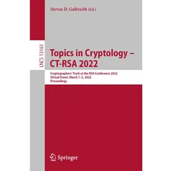 Topics in Cryptology - CT-RSA 2022, Fachbücher